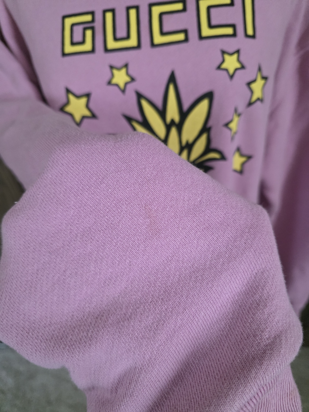 Gucci Pink Pineapple Graphic Sweatshirt - Picture 4 of 6